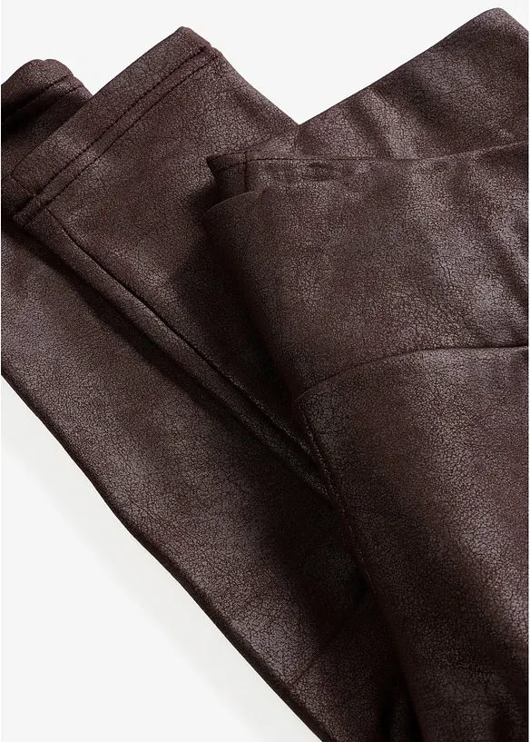 Fodrade leggings med ytskikt, bonprix