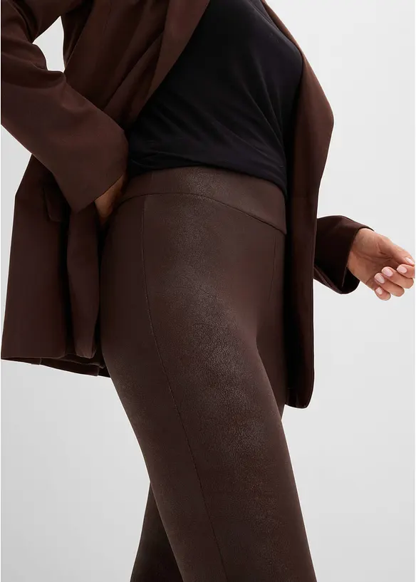 Fodrade leggings med ytskikt, bonprix
