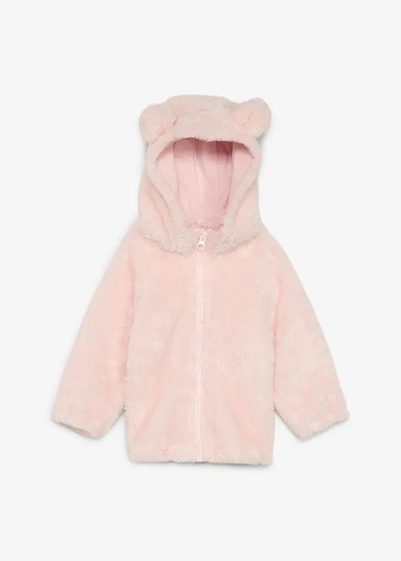 Jacka f&ouml;r bebis av mjuk teddyfleece, bonprix