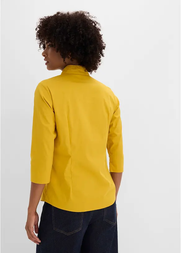 Blus med sjalkrage, bonprix