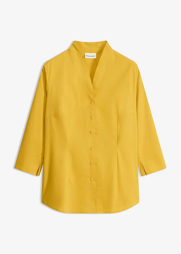 Blus med sjalkrage, bonprix