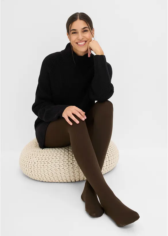 Termostrumpbyxa med mjuk fleece (140 den), bonprix