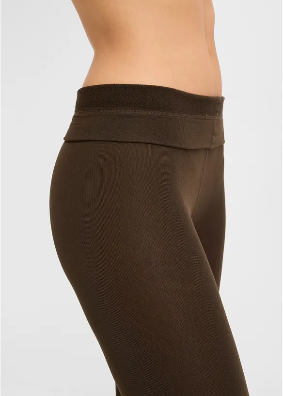 Termostrumpbyxa med mjuk fleece (140 den), bonprix