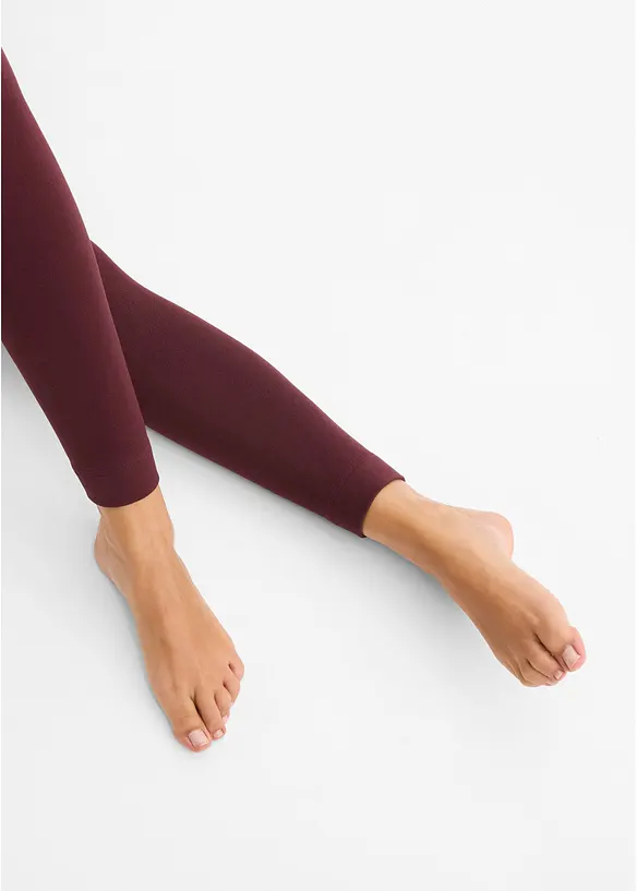 Fleecefodrade leggings 140 DEN, bonprix