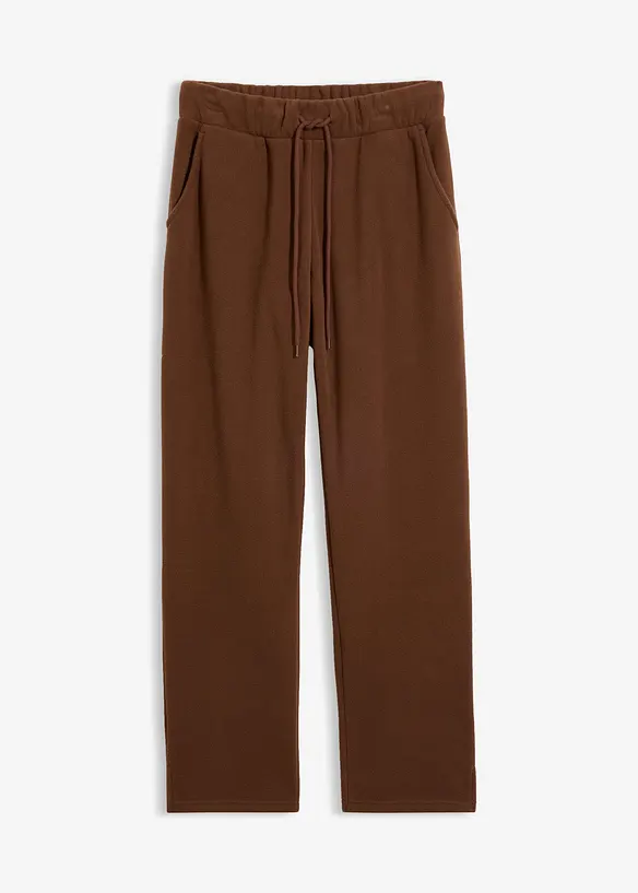 Fleecebyxa i dra p&aring;-modell, bonprix