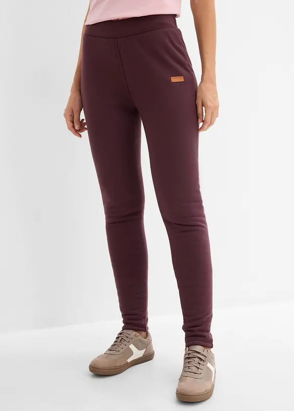 Leggings med teddyfoder, bonprix