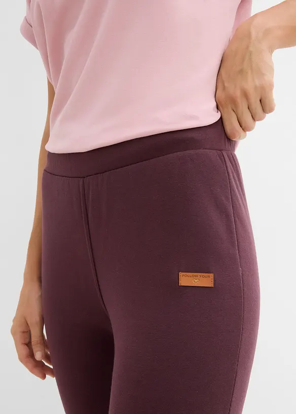 Leggings med teddyfoder, bonprix