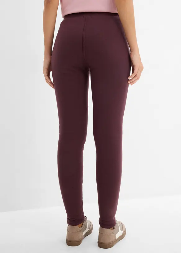 Leggings med teddyfoder, bonprix