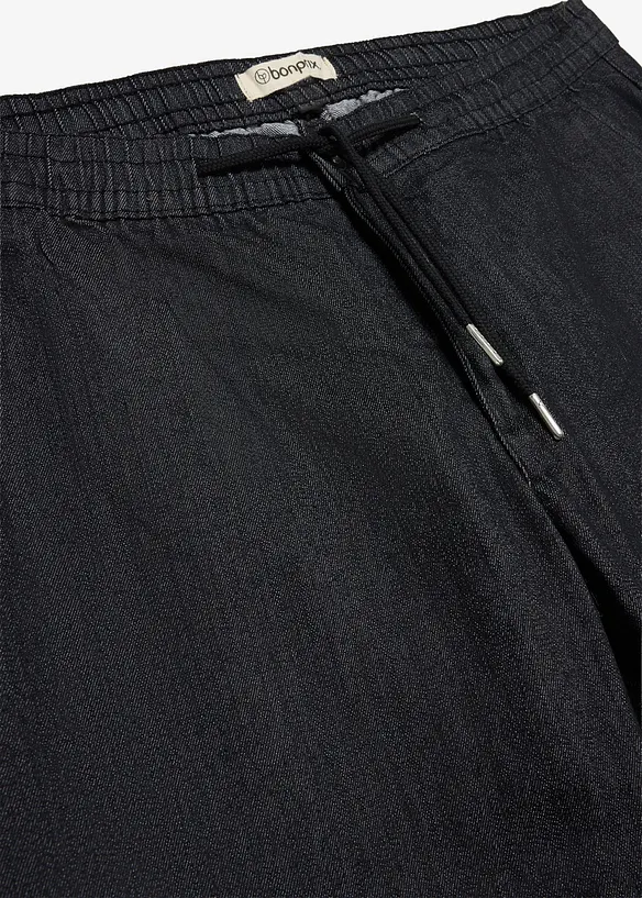 Tunna dra p&aring;-jeans med res&aring;rmidja, Regular Fit, Straight,, bonprix