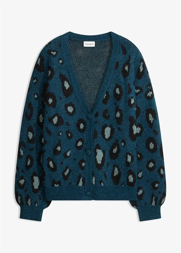 Jacquardm&ouml;nstrad cardigan, bonprix