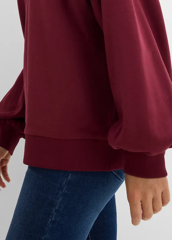 Oversizetopp av ren bomull, bonprix