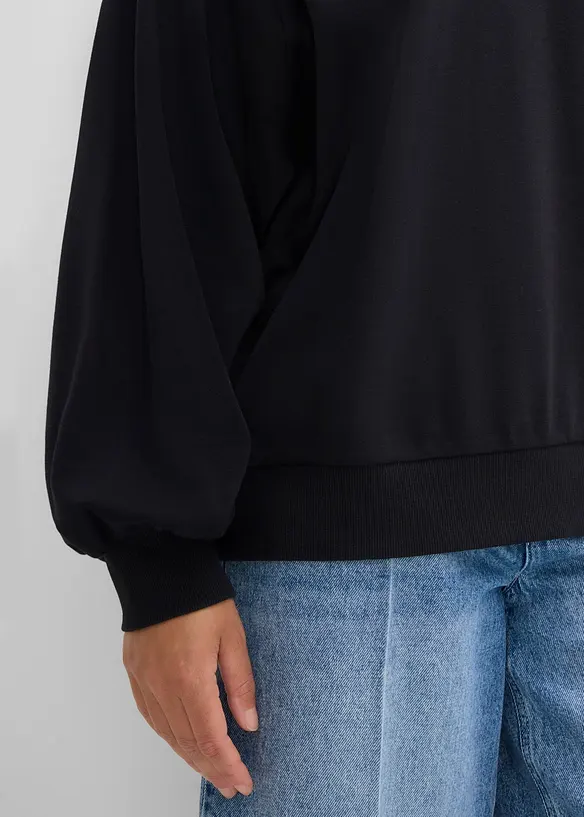 Oversizetopp av ren bomull, bonprix