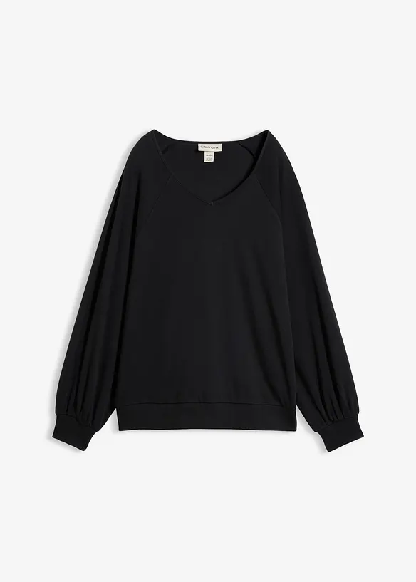 Oversizetopp av ren bomull, bonprix