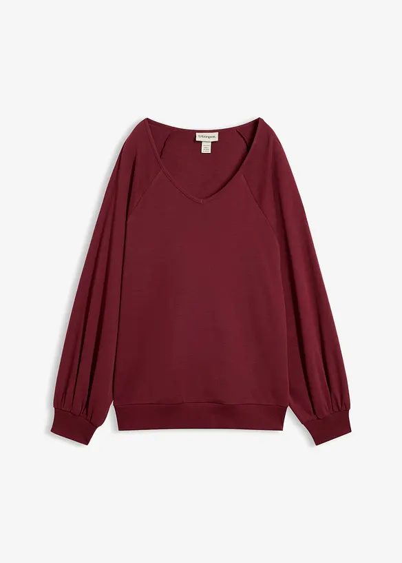 Oversizetopp av ren bomull, bonprix