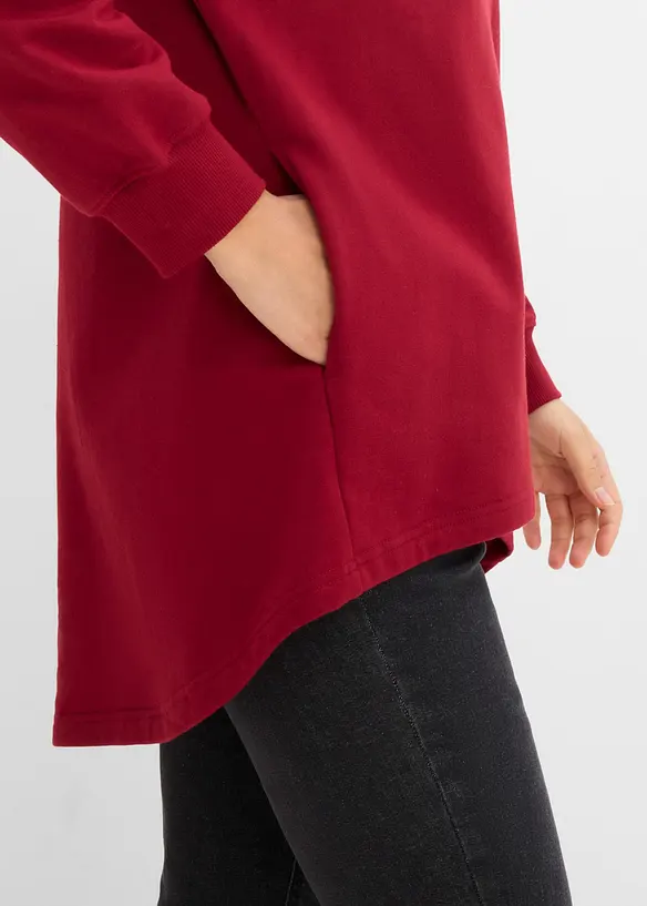 Oversizesweatshirt i ren bomull, bonprix