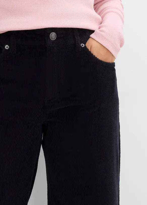 Manchesterbyxa av elastisk bomullsmix, bonprix