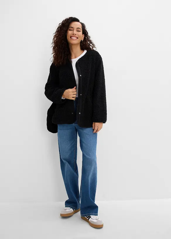 Jacka i teddyfleece, bonprix