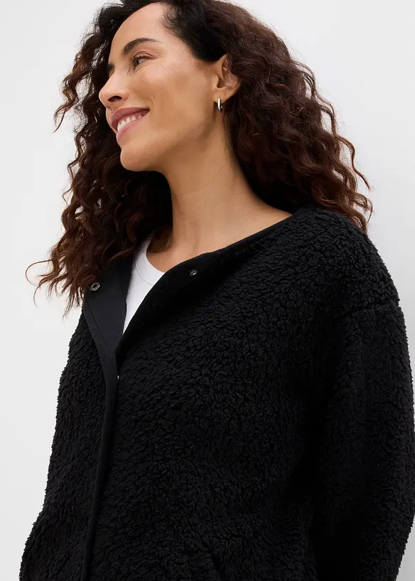 Jacka i teddyfleece, bonprix
