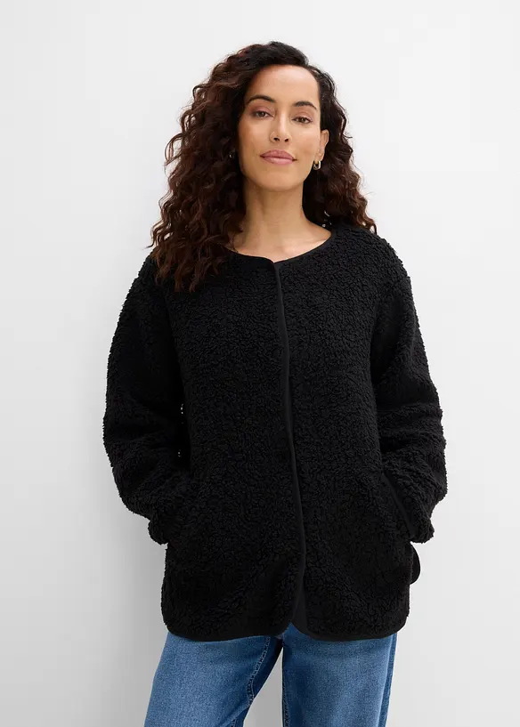 Jacka i teddyfleece, bonprix