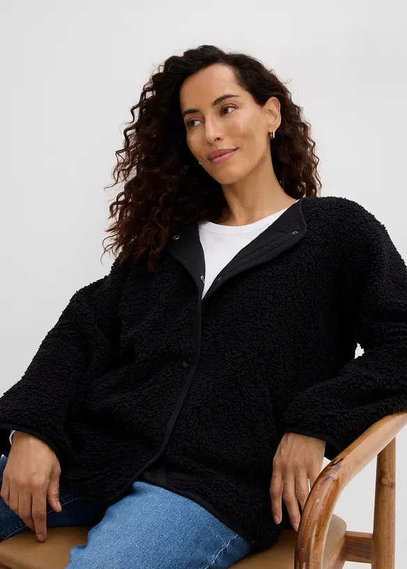 Jacka i teddyfleece, bonprix