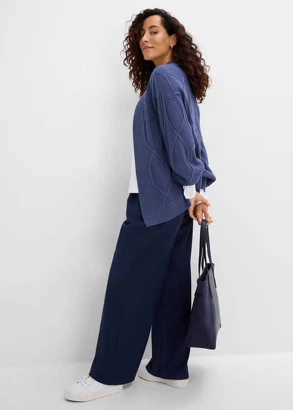 Cardigan med fl&auml;tm&ouml;nster, bonprix