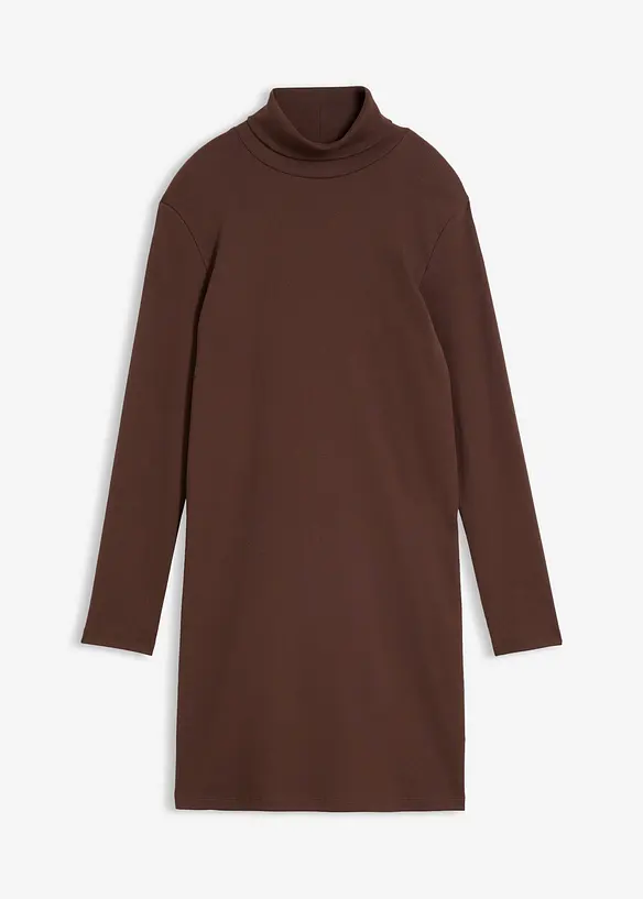 Jerseykl&auml;nning i tungt, ribbstickat material med stretch, bonprix