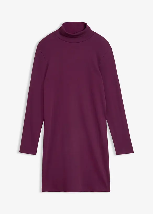 Jerseykl&auml;nning i tungt, ribbstickat material med stretch, bonprix