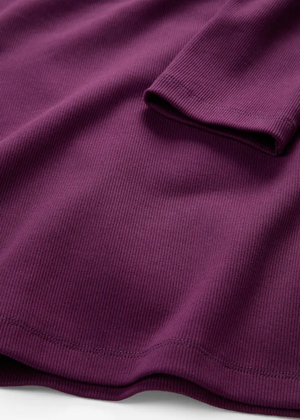 Jerseykl&auml;nning i tungt, ribbstickat material med stretch, bonprix