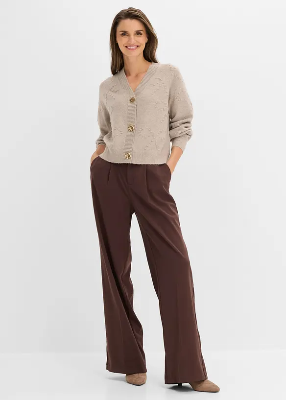 Strukturm&ouml;nstrad cardigan, bonprix