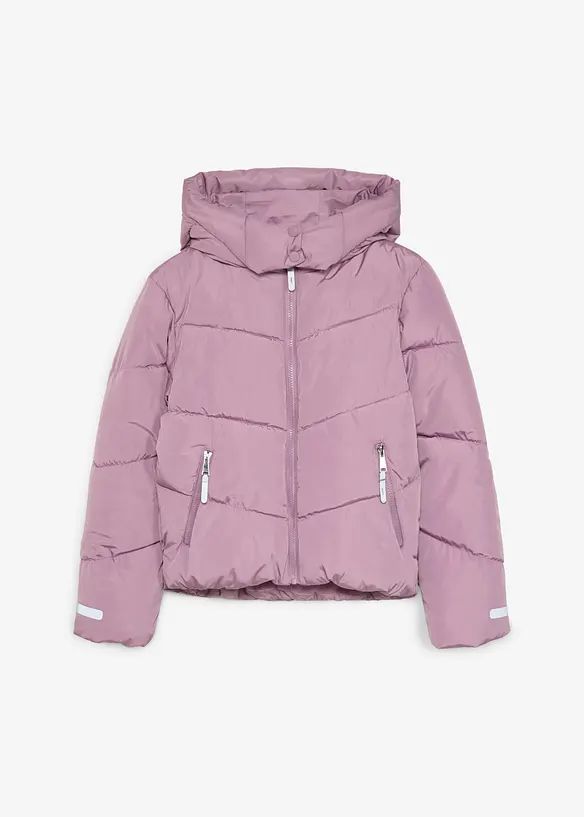T&auml;ckjacka med v&auml;rmande foder och huva, bonprix