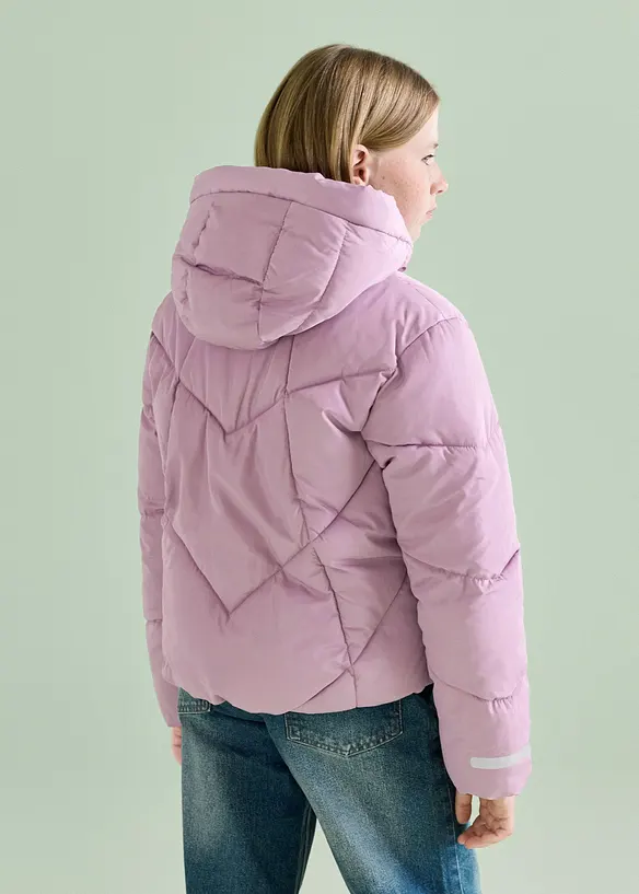 T&auml;ckjacka med v&auml;rmande foder och huva, bonprix