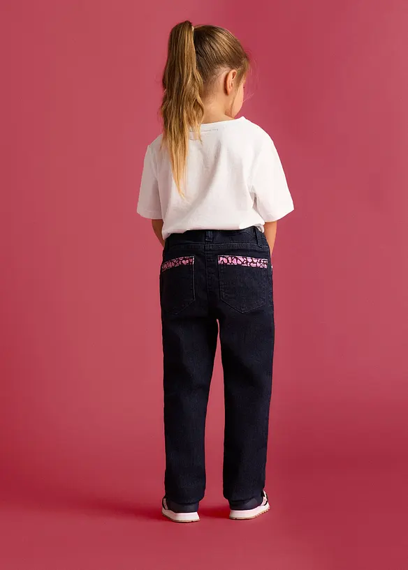 Dra p&aring;-jeans i Slim Fit fr&aring;n Lurchi, Mid Waist, Lurchi
