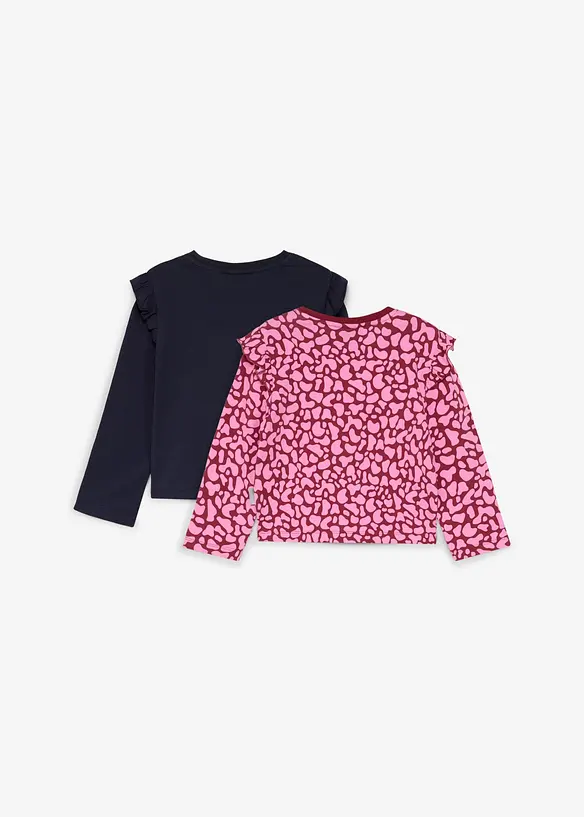 L&aring;ng&auml;rmad topp fr&aring;n Lurchi av mjuk, ekologisk bomull (2-pack), Lurchi