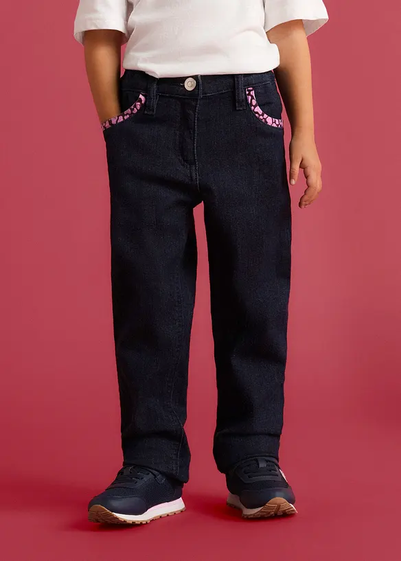 Dra p&aring;-jeans i Slim Fit fr&aring;n Lurchi, Mid Waist, Lurchi