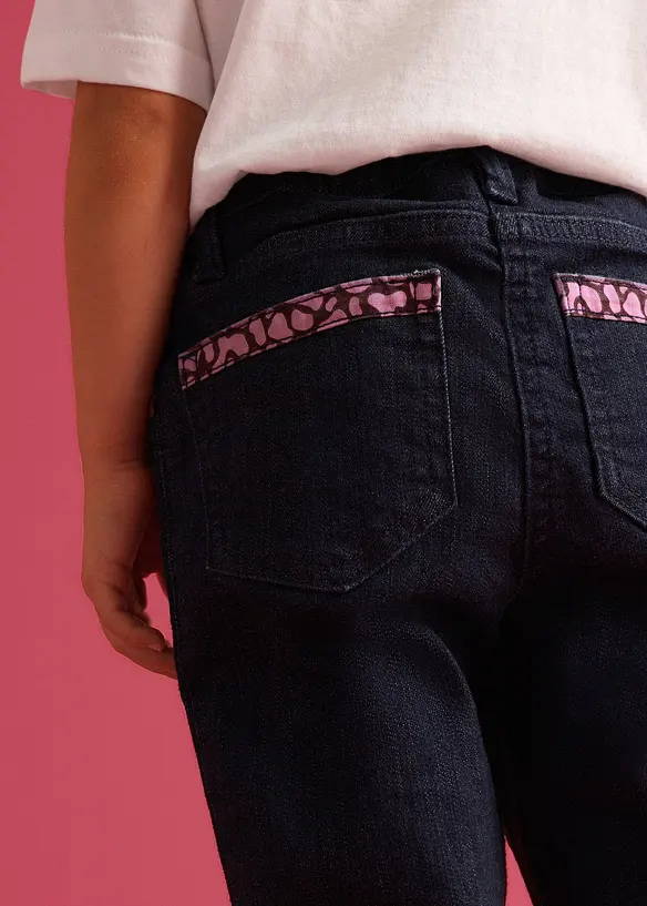 Dra p&aring;-jeans i Slim Fit fr&aring;n Lurchi, Mid Waist, Lurchi