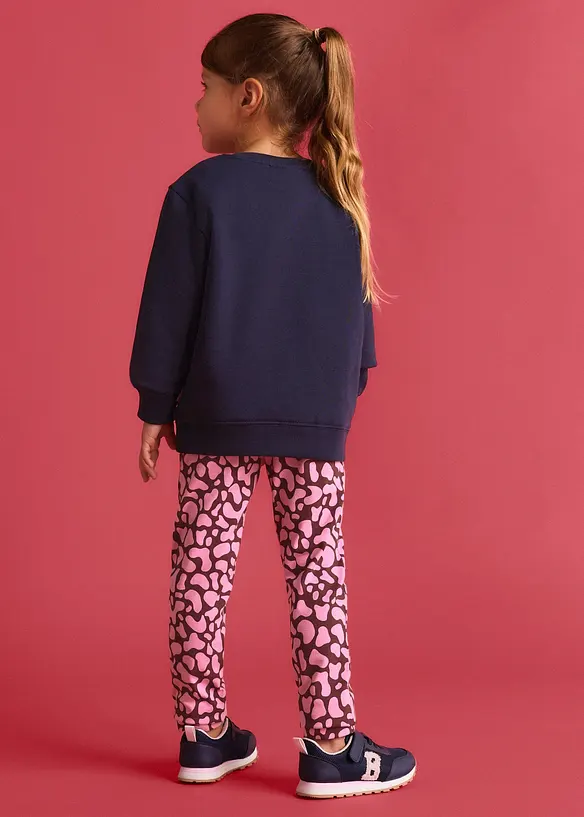 Leggings fr&aring;n Lurchi (2-pack) i ekologisk bomull med stretch, Lurchi