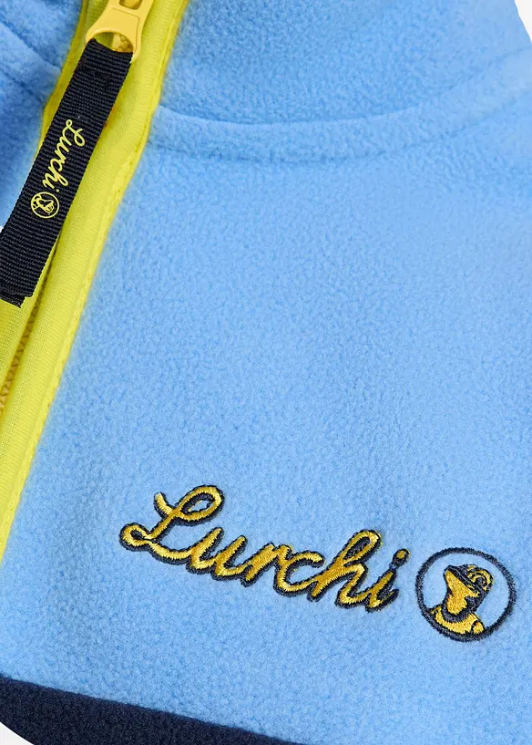 Fleecejacka fr&aring;n Lurchi med kontrasterande detaljer, Lurchi
