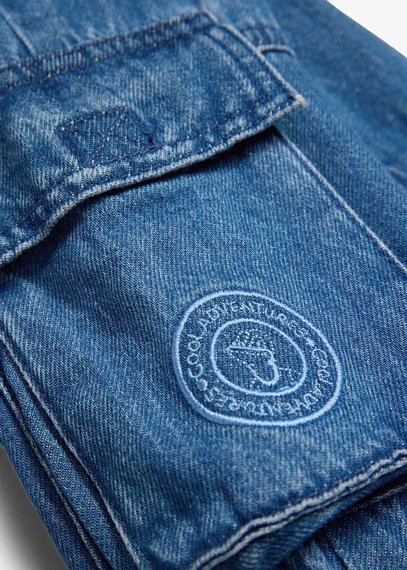 Dra p&aring;-jeans i cargomodell av mjuk bomull, fr&aring;n Lurchi, Lurchi