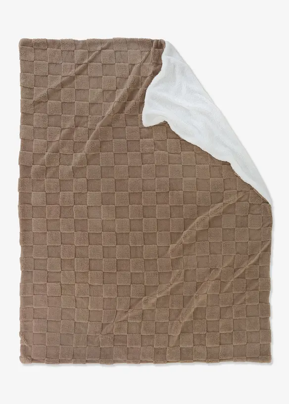 Mysfilt med teddy p&aring; ena sidan, bonprix