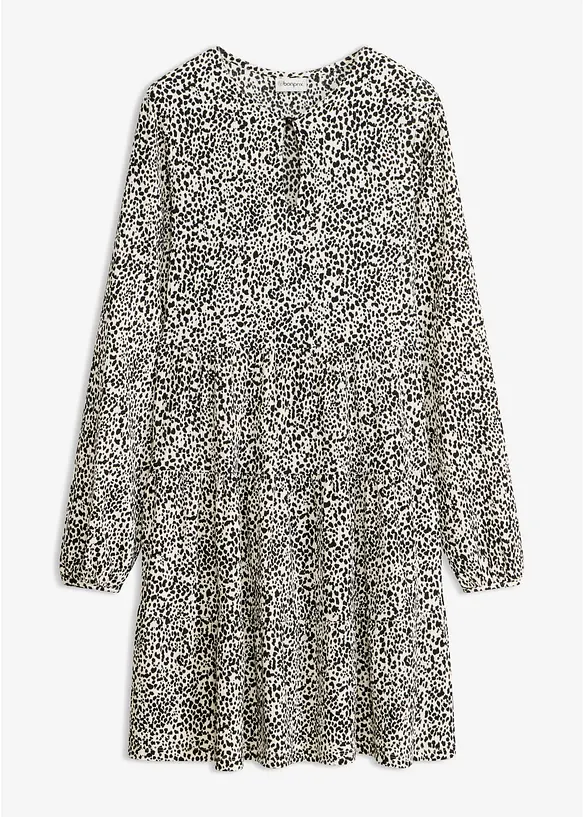 L&aring;ng&auml;rmad jerseykl&auml;nning, bonprix