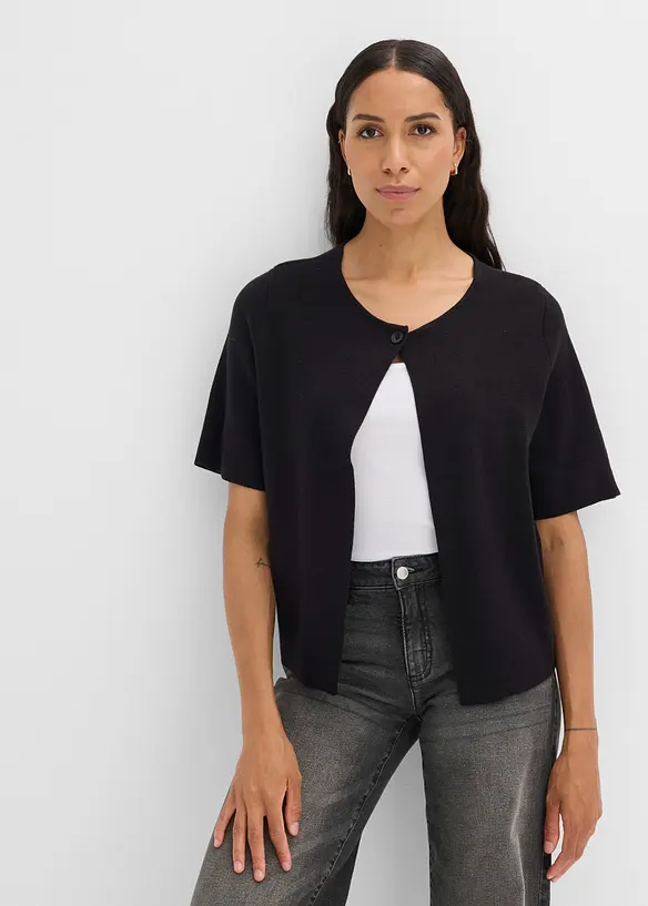 Cardigan i bomullsmix, bonprix