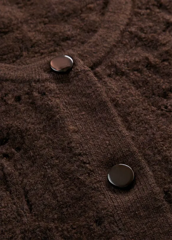 H&aring;lm&ouml;nstrad cardigan, bonprix