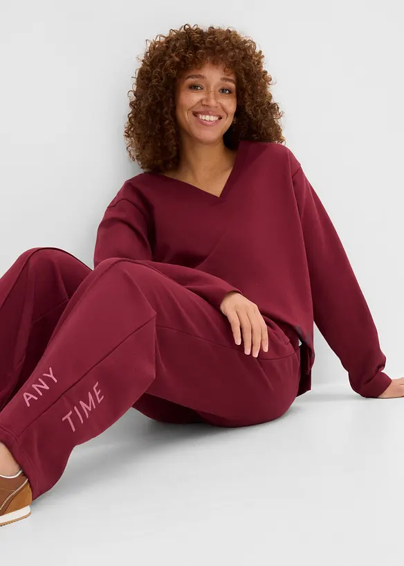 Joggingbyxa i bomullsstretch, bonprix