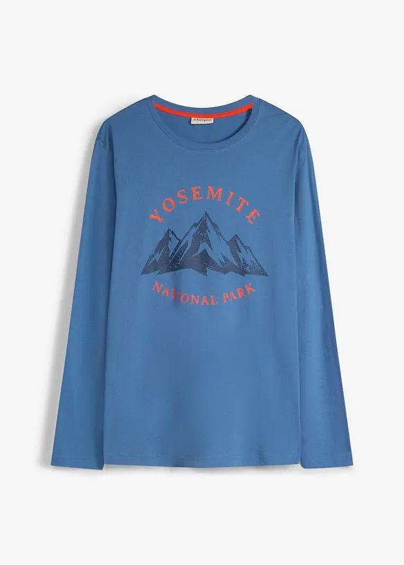 L&aring;ng&auml;rmad T-shirt i ekologisk bomull, bonprix