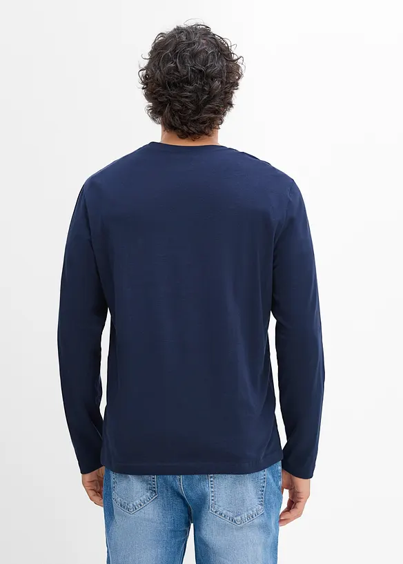 L&aring;ng&auml;rmad T-shirt i ekologisk bomull, bonprix