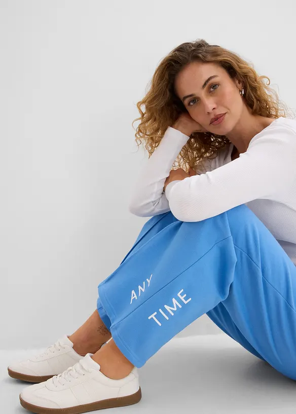Joggingbyxa i bomullsstretch, bonprix