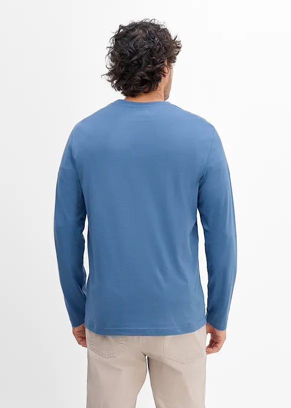 L&aring;ng&auml;rmad T-shirt i ekologisk bomull, bonprix