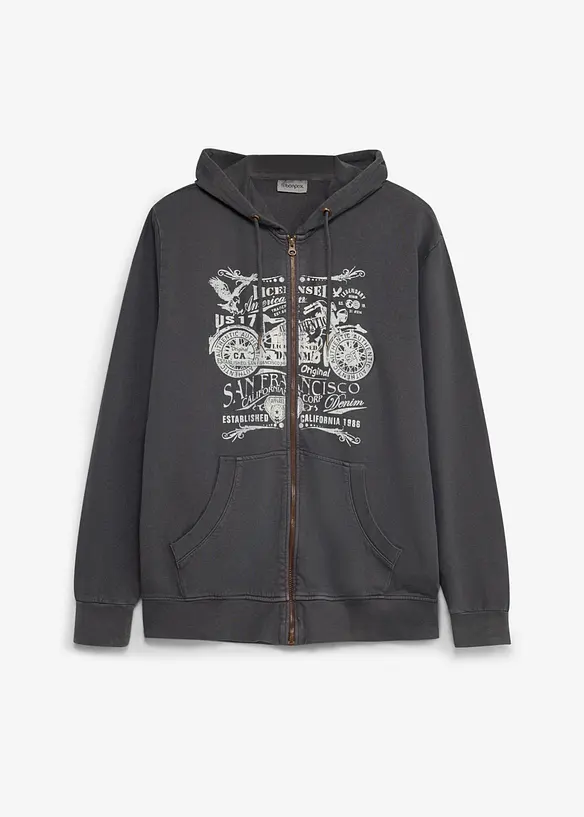 Munkjacka i bomull, bonprix