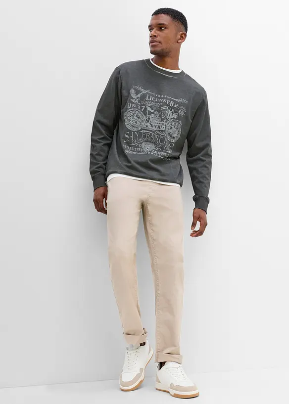 Sweatshirt i bomull, bonprix