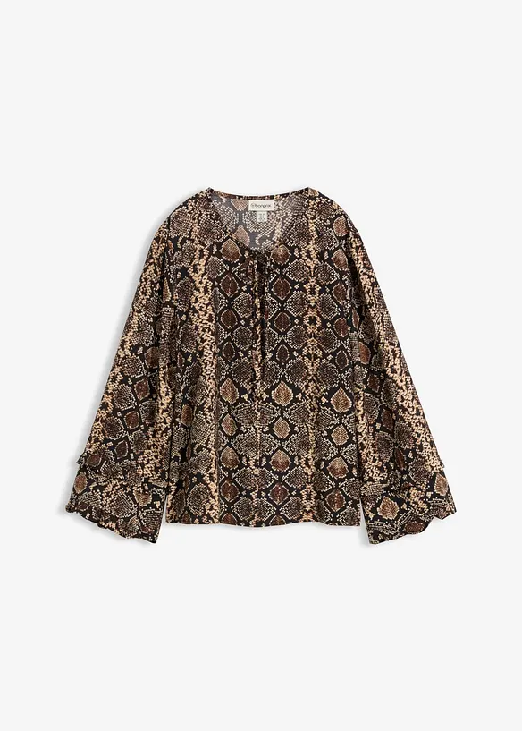 Blustunika av tunn viskosmix, bonprix